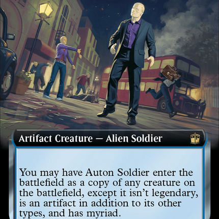 Auton Soldier (Extended Art) (Surge Foil) [Doctor Who]