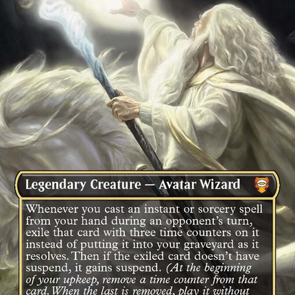 Gandalf of the Secret Fire (Borderless) [The Lord of the Rings: Tales of Middle-Earth Commander]