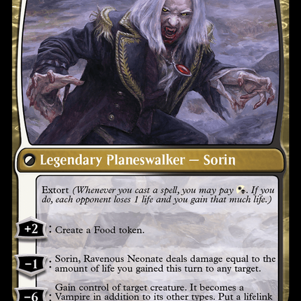 Sorin of House Markov // Sorin, Ravenous Neonate [Modern Horizons 3]