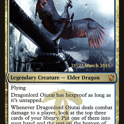 Dragonlord Ojutai [Dragons of Tarkir Prerelease Promos]