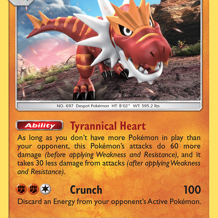 Tyrantrum (69/131) [Sun & Moon: Forbidden Light]