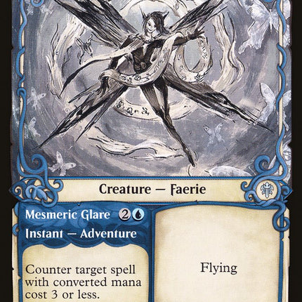Hypnotic Sprite // Mesmeric Glare (Showcase) [Throne of Eldraine]