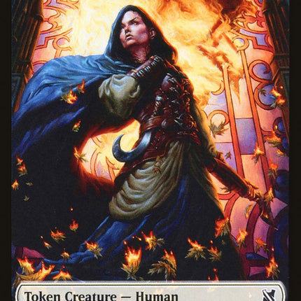 Drake // Human Double-Sided Token [Commander 2019 Tokens]