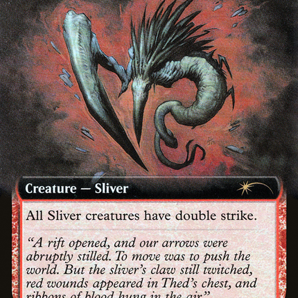 Fury Sliver (Extended Art) [Secret Lair Drop Promos]