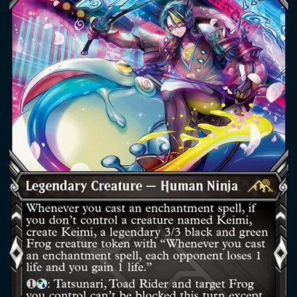 Tatsunari, Toad Rider (Showcase Ninja) [Kamigawa: Neon Dynasty]