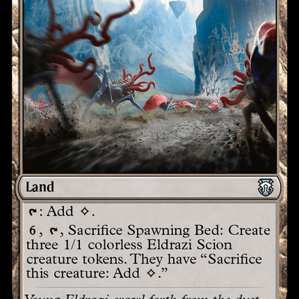 Spawning Bed (Ripple Foil) [Modern Horizons 3 Commander]
