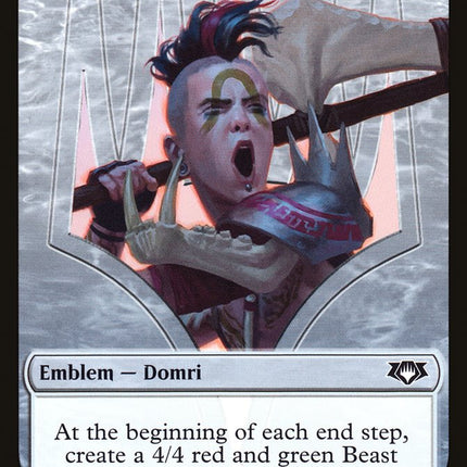 Domri, Chaos Bringer Emblem [Mythic Edition Tokens]