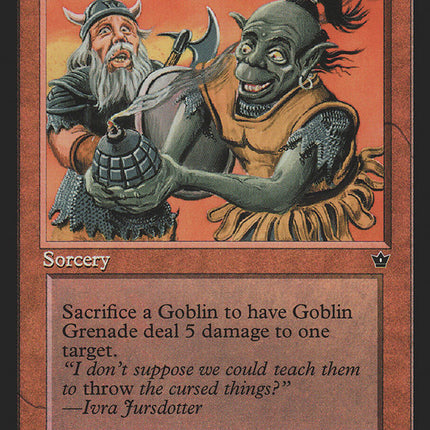 Goblin Grenade (Dan Frazier) [Fallen Empires]