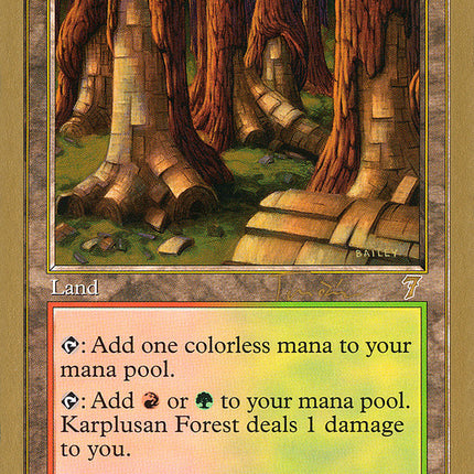 Karplusan Forest (Jan Tomcani) [World Championship Decks 2001]