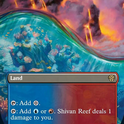 Shivan Reef (Borderless Alternate Art) [Dominaria United]