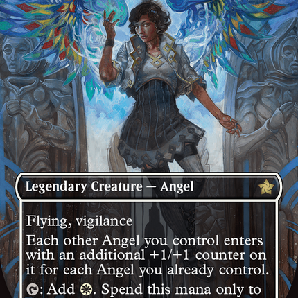 Giada, Font of Hope (Borderless) (Mana Foil) [Foundations]