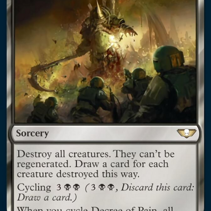 Decree of Pain (Surge Foil) [Warhammer 40,000]