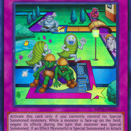 Lose 1 Turn [MP16-EN034] Ultra Rare
