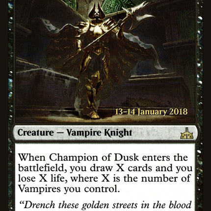 Champion of Dusk [Rivals of Ixalan Prerelease Promos]