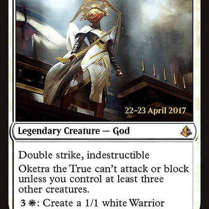 Oketra the True [Amonkhet Prerelease Promos]