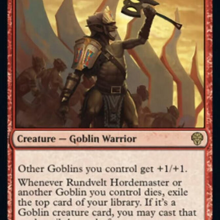 Rundvelt Hordemaster [Dominaria United]