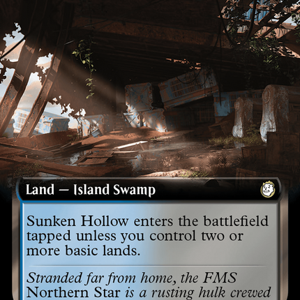 Sunken Hollow (Extended Art) (Surge Foil) [Fallout]