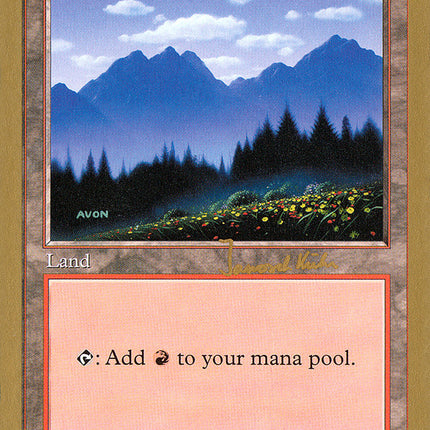 Mountain (jk445) (Janosch Kuhn) [World Championship Decks 1997]