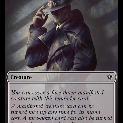 Insect (0016) // Manifest Double-Sided Token [Murders at Karlov Manor Commander Tokens]