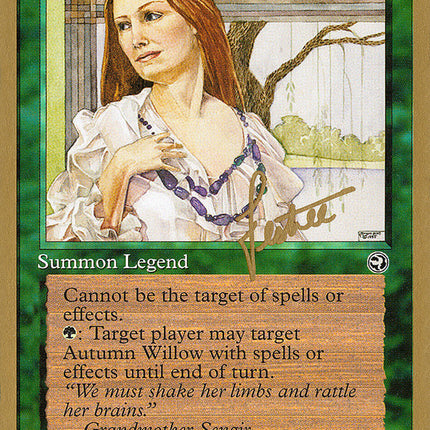Autumn Willow (Bertrand Lestree) [Pro Tour Collector Set]
