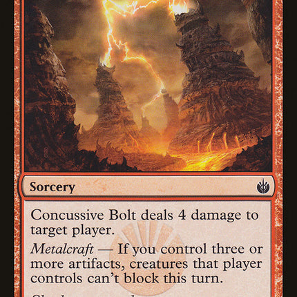Concussive Bolt [Mirrodin Besieged]