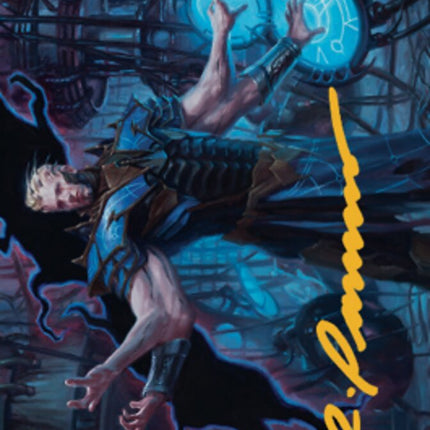 Ertai Resurrected Art Card 1 (Gold-Stamped Signature) [Dominaria United Art Series]