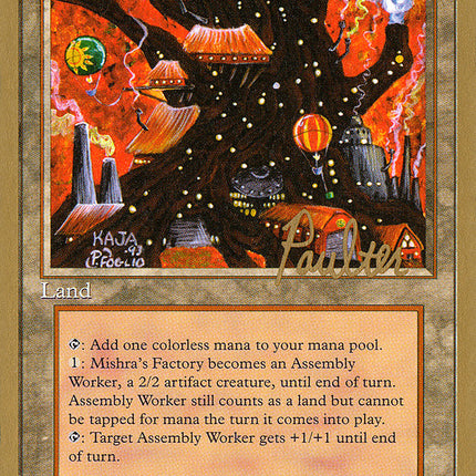 Mishra's Factory (Preston Poulter) [Pro Tour Collector Set]