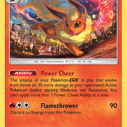 Flareon (25/236) [Sun & Moon: Cosmic Eclipse]