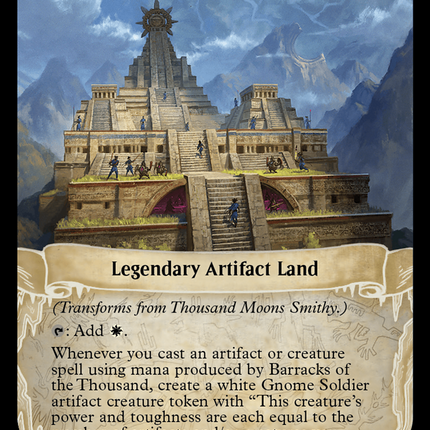 Thousand Moons Smithy // Barracks of the Thousand [The Lost Caverns of Ixalan]