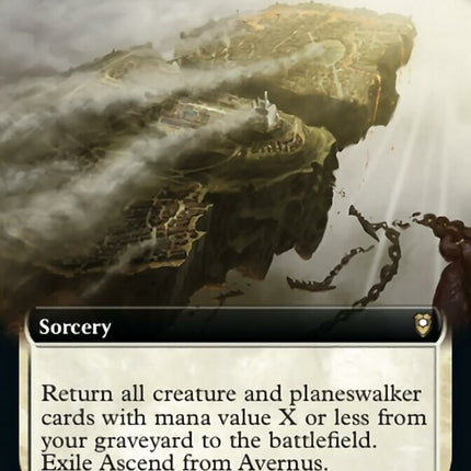 Ascend from Avernus (Extended Art) [Commander Legends: Battle for Baldur's Gate]