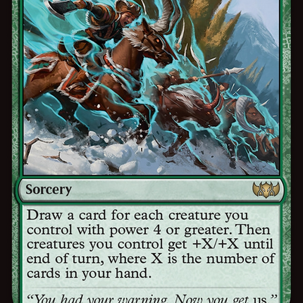 Become the Avalanche [Tarkir: Dragonstorm Commander]