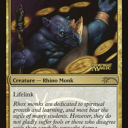 Rhox War Monk [Friday Night Magic 2011]