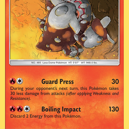 Heatran (13/131) [Sun & Moon: Forbidden Light]