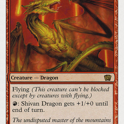 Shivan Dragon [Eighth Edition]