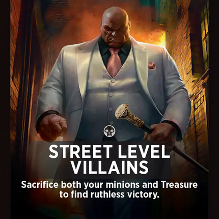 Street Level Villains Theme Card [Marvel Super Heroes Commander]