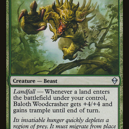 Baloth Woodcrasher [Zendikar]