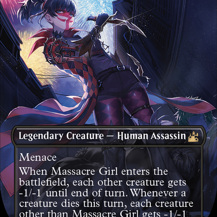 Massacre Girl (Anime Borderless) [Ravnica Remastered]