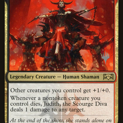 Judith, the Scourge Diva (Promo Pack) [Ravnica Allegiance Promos]