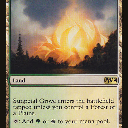 Sunpetal Grove [Magic 2012]