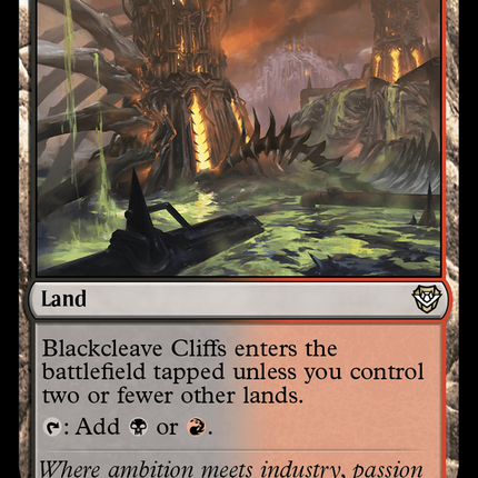 Blackcleave Cliffs [Outlaws of Thunder Junction Commander]