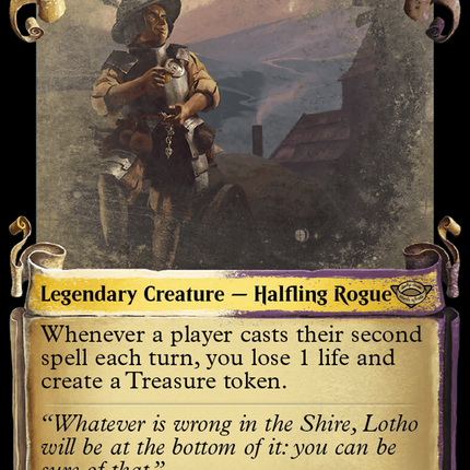 Lotho, Corrupt Shirriff [The Lord of the Rings: Tales of Middle-Earth Showcase Scrolls]