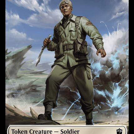 Soldier // Treasure (0030) Double-Sided Token [Doctor Who Tokens]