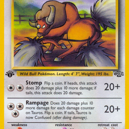 Tauros (47/64) [Jungle 1st Edition]