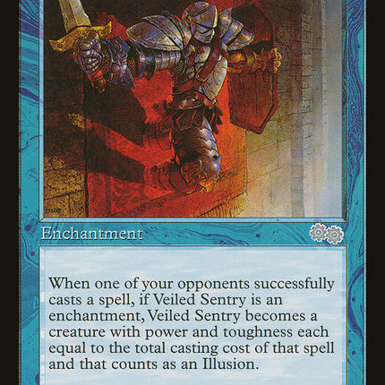 Veiled Sentry [Urza's Saga]