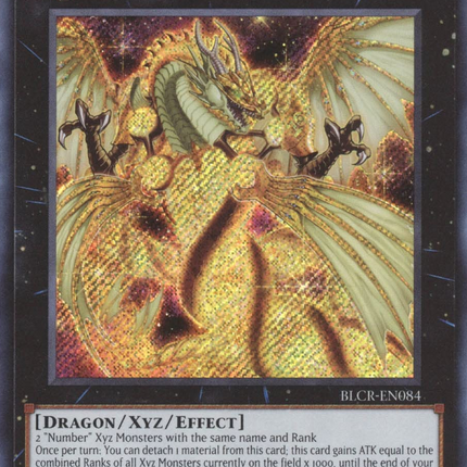 Number 100: Numeron Dragon [BLCR-EN084] Secret Rare