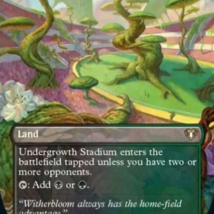 Undergrowth Stadium (Borderless Alternate Art) [Commander Masters]