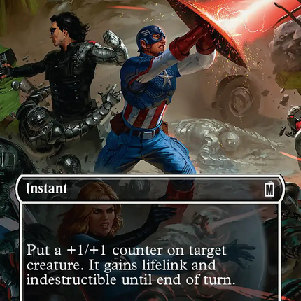 Take Up the Shield (Borderless) [Marvel Super Heroes]
