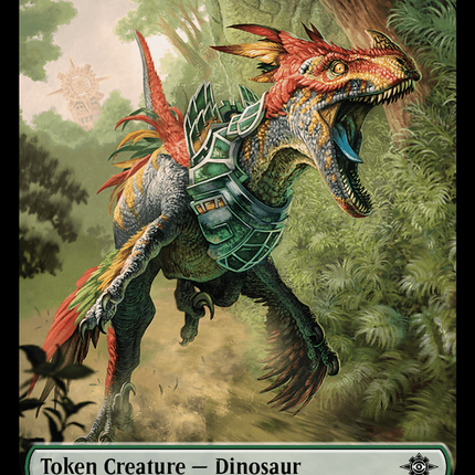 Map // Dinosaur (0010) Double-Sided Token [The Lost Caverns of Ixalan Tokens]