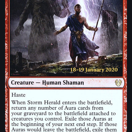 Storm Herald [Theros Beyond Death Prerelease Promos]