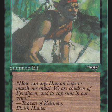 Elvish Ranger (Insect on Back) [Alliances]